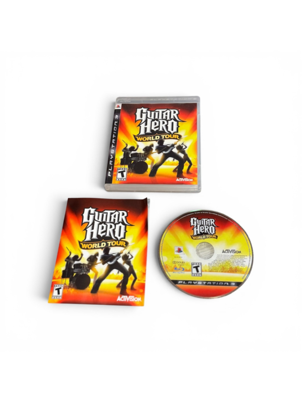 Activision Guitar Hero World Tour PlayStation 3 Ps3 Video Game Complete Cib